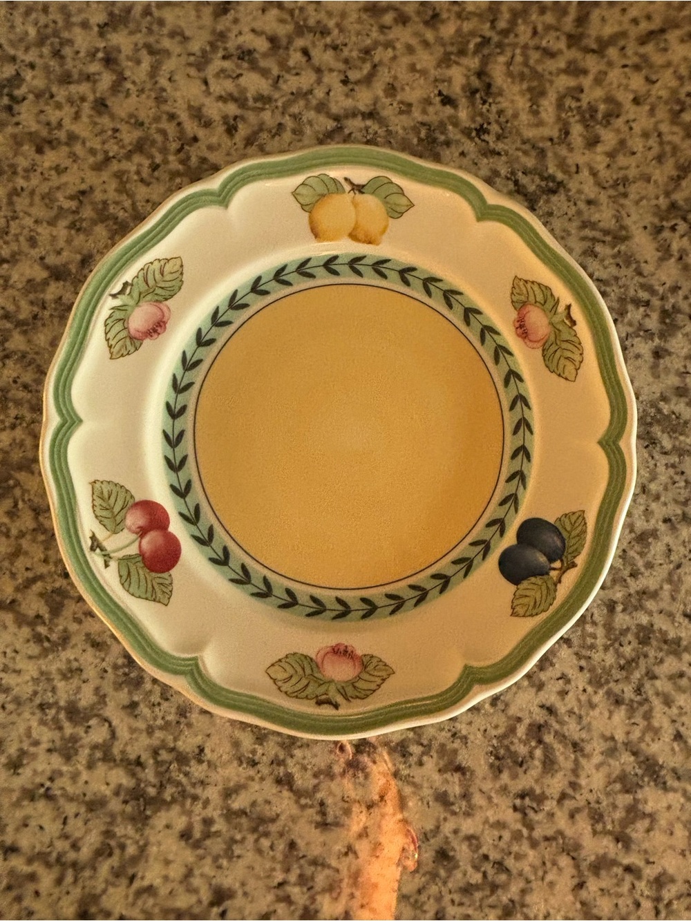 Villeroy & Boch French Garden Fleurence fruit trim Dinner Plate 10.5” Like New